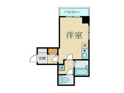 プレール九段(ワンルーム/9階)の間取り写真