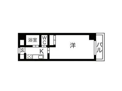 Lアーバン21(1K/3階)の間取り写真