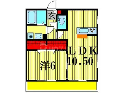 リブリ・ソフィア中央(1LDK/2階)の間取り写真