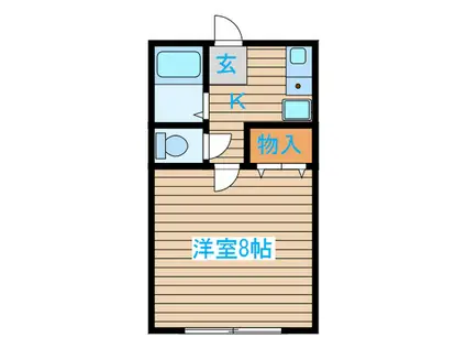 メゾンドMAYU(1K/1階)の間取り写真