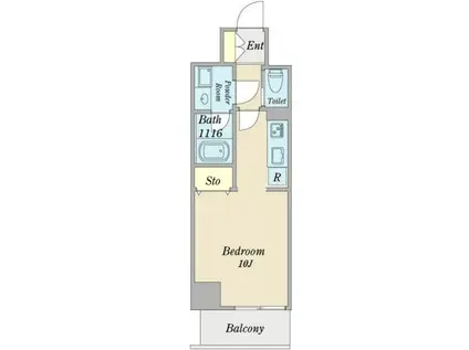 SD COURT KANAYAMA(ワンルーム/3階)の間取り写真