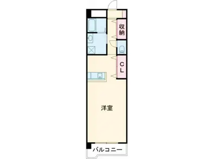 MINE PALACE(1K/5階)の間取り写真