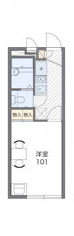 レオパレス和(1K/2階)の間取り写真