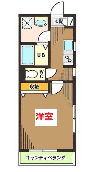 レーヴシャトー(1K/3階)の間取り写真
