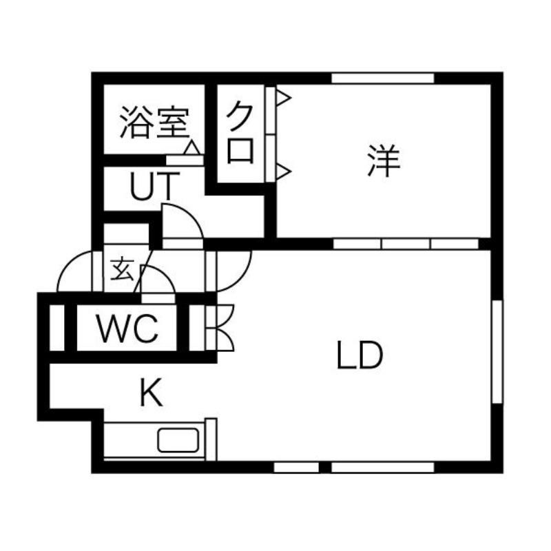 GRANA DAZZLE(1LDK/2階)の間取り写真