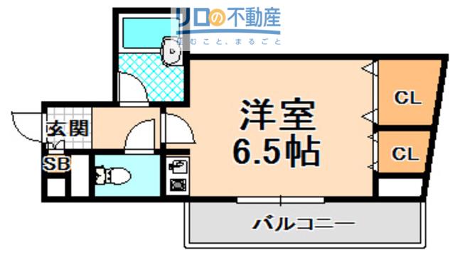 プレステージ中野(ワンルーム/3階)の間取り写真