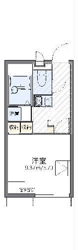 レオパレスシーガル羽田(1K/1階)の間取り写真