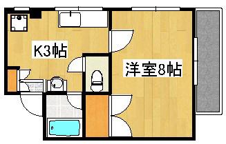 クラウンプラザ(1K/4階)の間取り写真