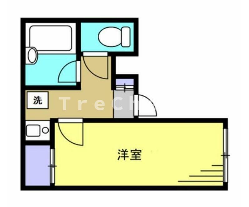 スターコート高野台II(1K/1階)の間取り写真