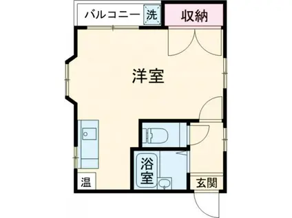 リベルテM(ワンルーム/4階)の間取り写真