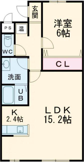 NEXTIII(1LDK/3階)の間取り写真