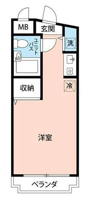 マイナビSTAYパレス新百合ヶ丘(ワンルーム/3階)の間取り写真