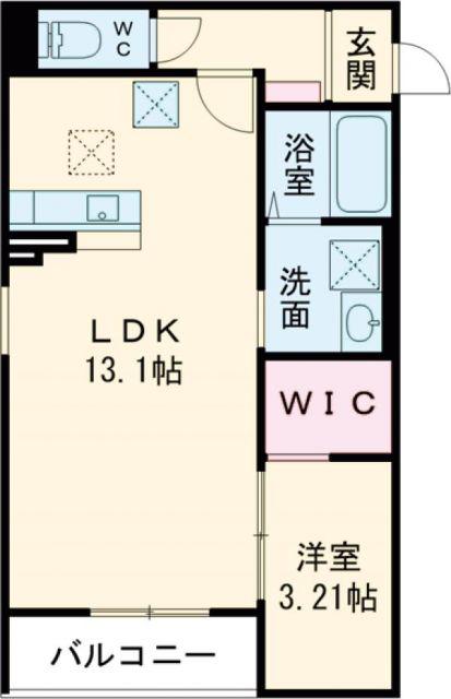 AKATSUKI RESIDENCE(1LDK/1階)の間取り写真