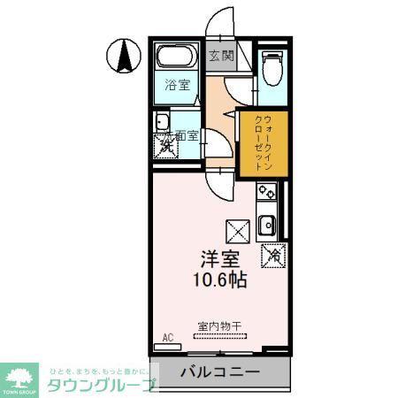未来館OOMIYA(ワンルーム/3階)の間取り写真