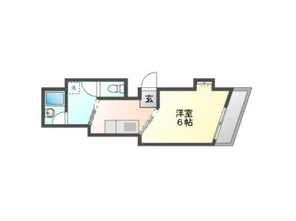 サンシャイン神澤(1K/1階)の間取り写真