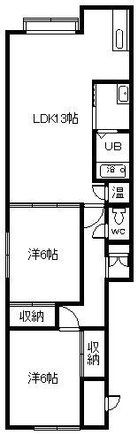 ソニア104(2LDK/1階)の間取り写真