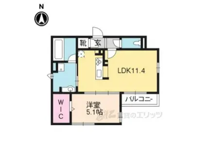 メゾン・ド・プルミエール(1LDK/3階)の間取り写真