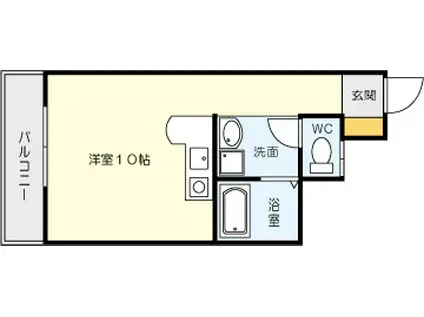 ボナール久(ワンルーム/7階)の間取り写真