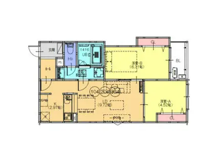 FSTYLE東港町(2LDK/3階)の間取り写真