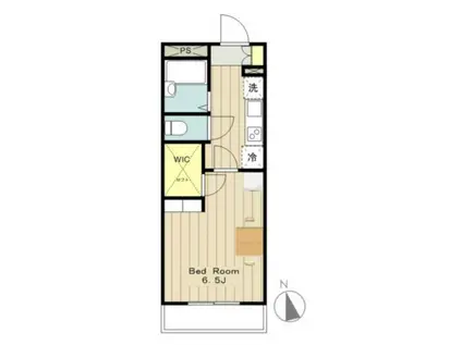 レオパレスMEGU2010(1K/3階)の間取り写真