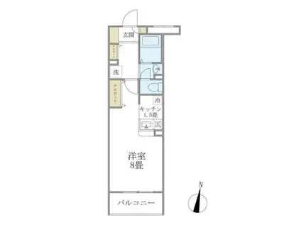ARSMAISON新中野(1K/2階)の間取り写真