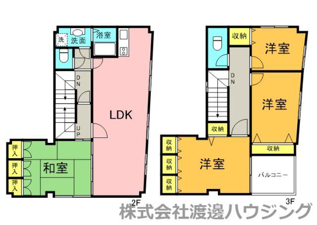 メゾンカルム(4LDK/2階)の間取り写真