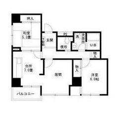 エクセル東陽(2LDK/10階)の間取り写真