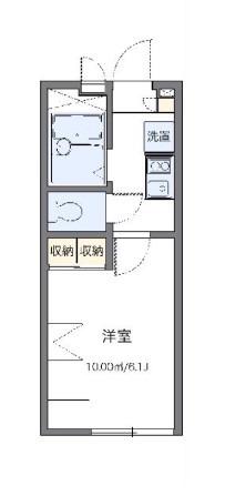 レオパレスエスポワール(1K/2階)の間取り写真