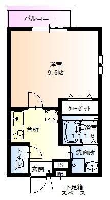 フジパレス堺鳳西1番館(1K/1階)の間取り写真