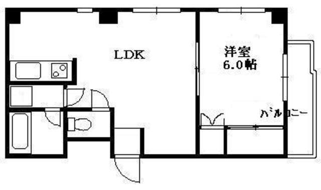 トレシア南大泉(1LDK/1階)の間取り写真