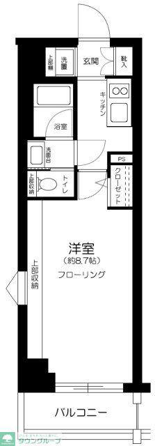 ブライズ下北沢(1K/5階)の間取り写真