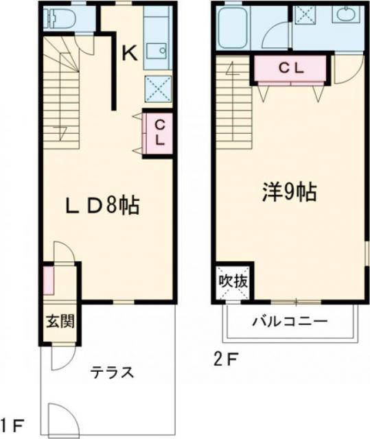 BEANS HOUSE II(1LDK/1階)の間取り写真
