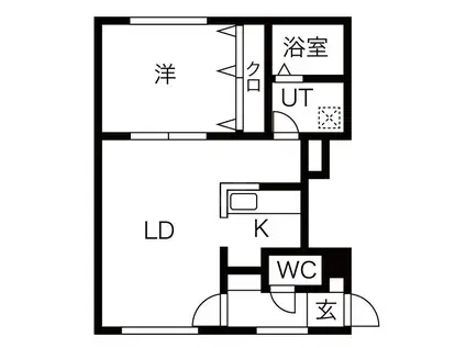 SOSHIMUI(1LDK/3階)の間取り写真