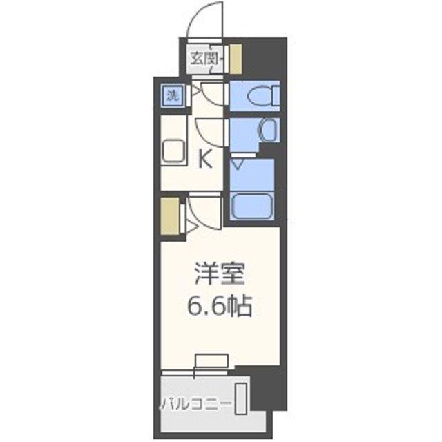 プレサンス梅田東アルファ(1K/5階)の間取り写真