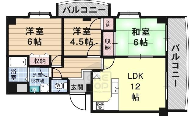 メゾン・ド・プレジールⅠ(3LDK/3階)の間取り写真