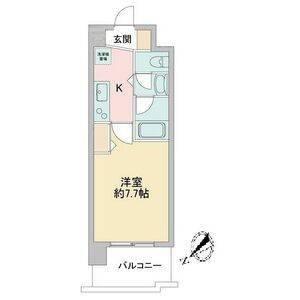アルフィーレ新栄(1K/3階)の間取り写真