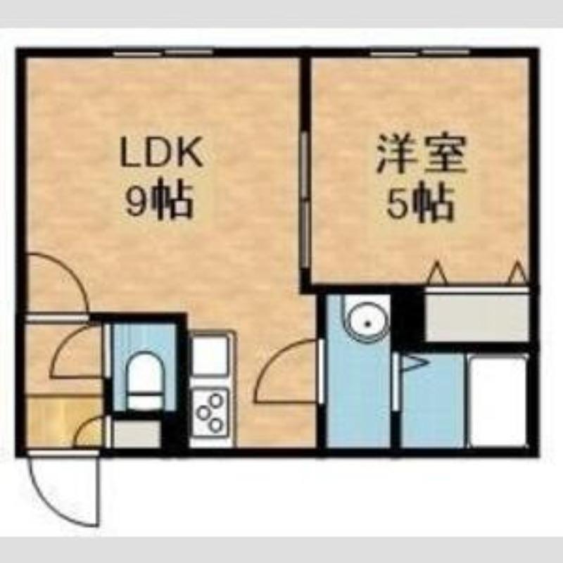 プルメリア栄通(1LDK/3階)の間取り写真