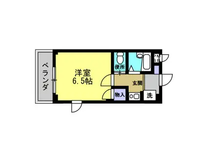 コーポ進幸A棟(1K/3階)の間取り写真