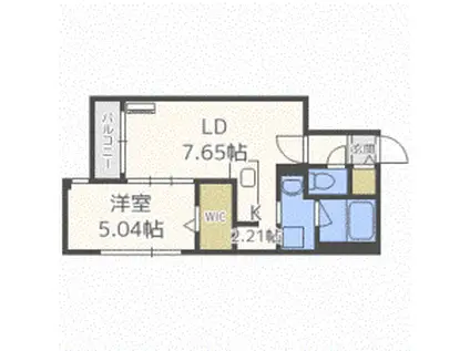 グランラヴィーヌ本郷通(1LDK/5階)の間取り写真