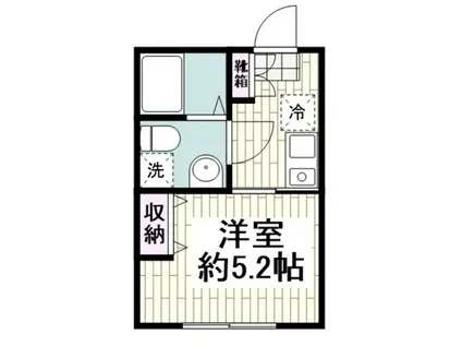 メゾンド リコ(ワンルーム/1階)の間取り写真