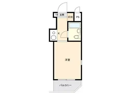 トップ上池袋(ワンルーム/2階)の間取り写真