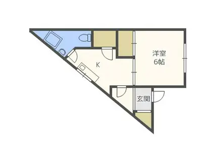 一新ビル(1K/4階)の間取り写真