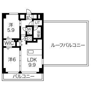 エルフォルテ東日暮里(2LDK/7階)の間取り写真