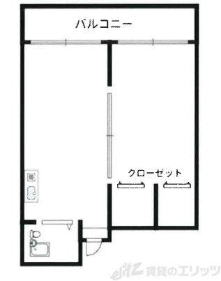 王仏マンション(1LDK/3階)の間取り写真