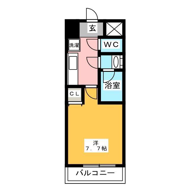 エミリブ練馬(1K/5階)の間取り写真