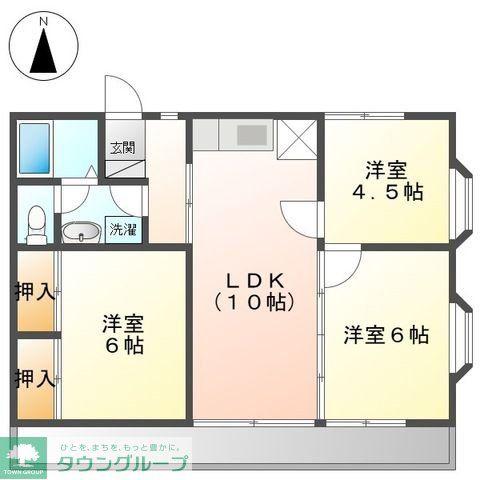 ハイムマルセン(3LDK/1階)の間取り写真