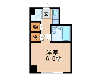 栄ハイホーム(ワンルーム/7階)の間取り写真