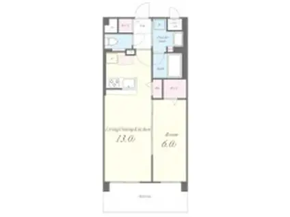 MAGNOLIA(2LDK/3階)の間取り写真