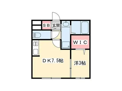 ララしらはま(1LDK/1階)の間取り写真