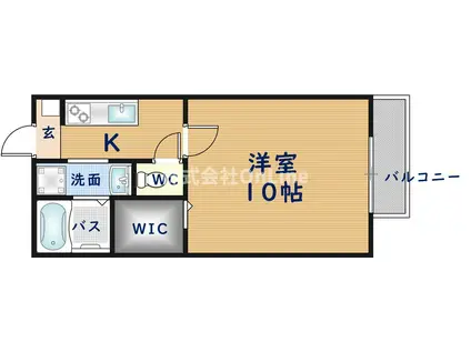 イーストフラワー壱番館(1K/1階)の間取り写真